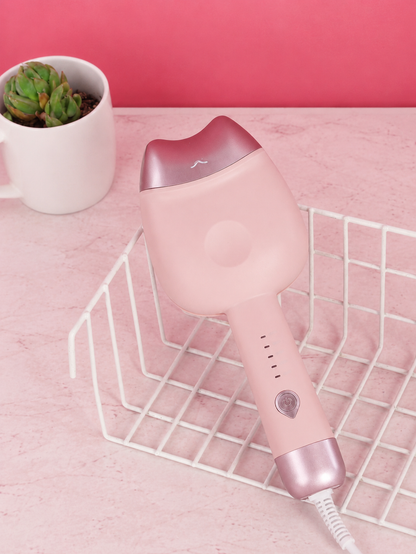 Rizador de pelo con forma de pata de gato,Ondas perfectas y duraderas sin esfuerzo: la tecnología que protege tu cabello con el diseño más adorable.