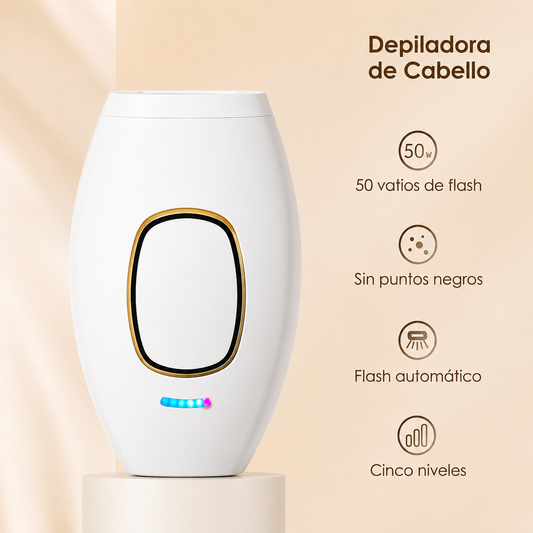 Depiladora de laser IPL, Piel suave y libre de vello desde casa: la tecnología IPL que se adapta a tu cuerpo y a tu tono de piel.