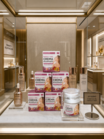 Tu Piel, Mas Firme y Luminosa   CREMA HIBISCO Y MIEL